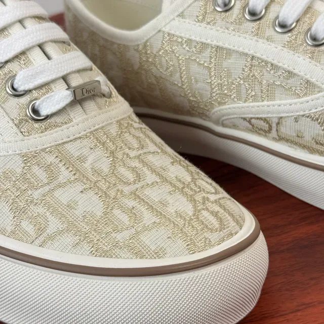 Dior B23 Monogram Canvas Off-White Lifestyle Sneakers 5