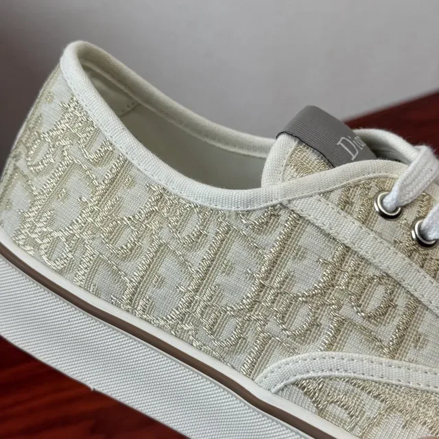 Dior B23 Monogram Canvas Off-White Lifestyle Sneakers 6