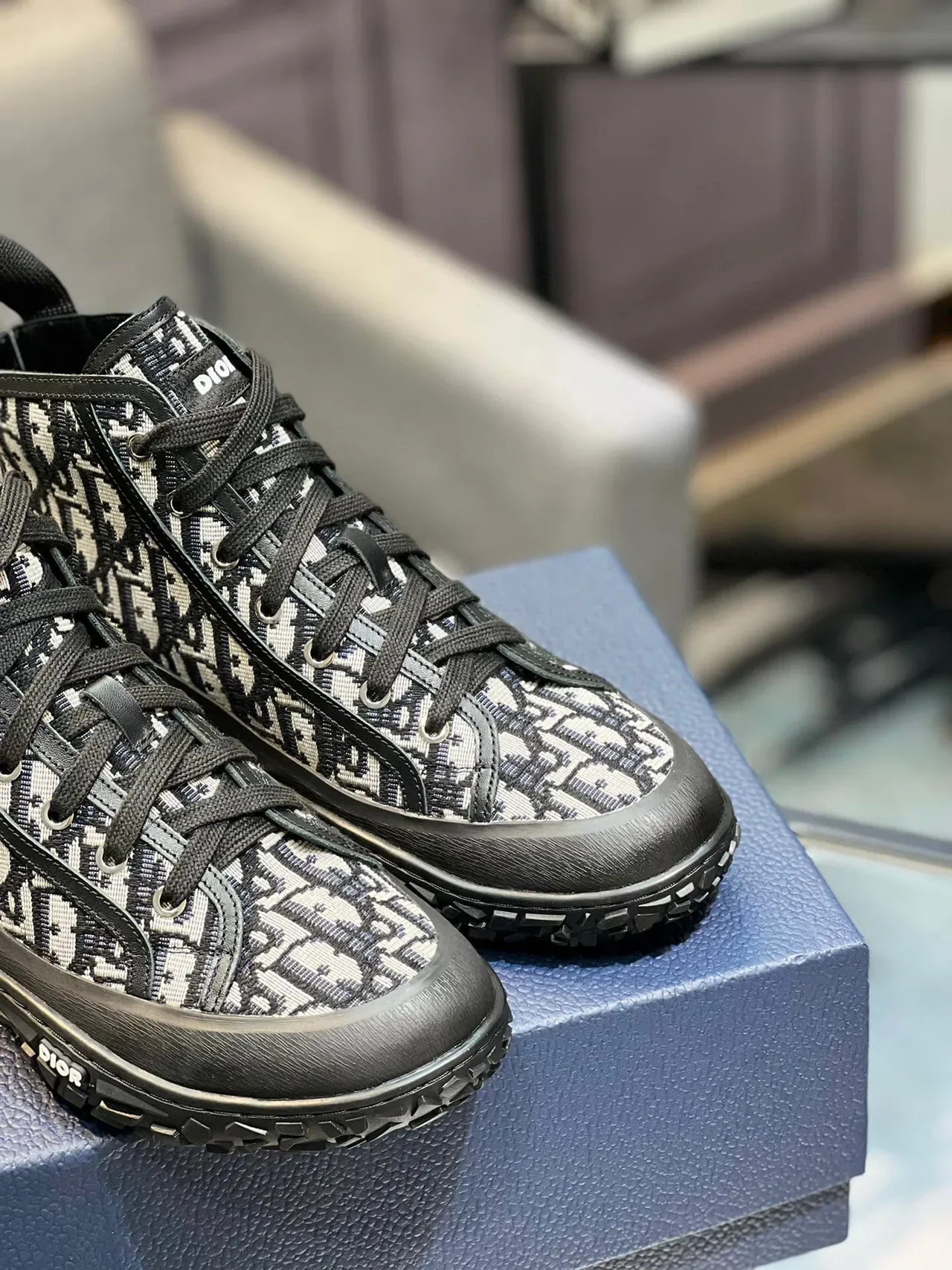 Dior B23 Monogram Sneakers Lifestyle Hautes 2