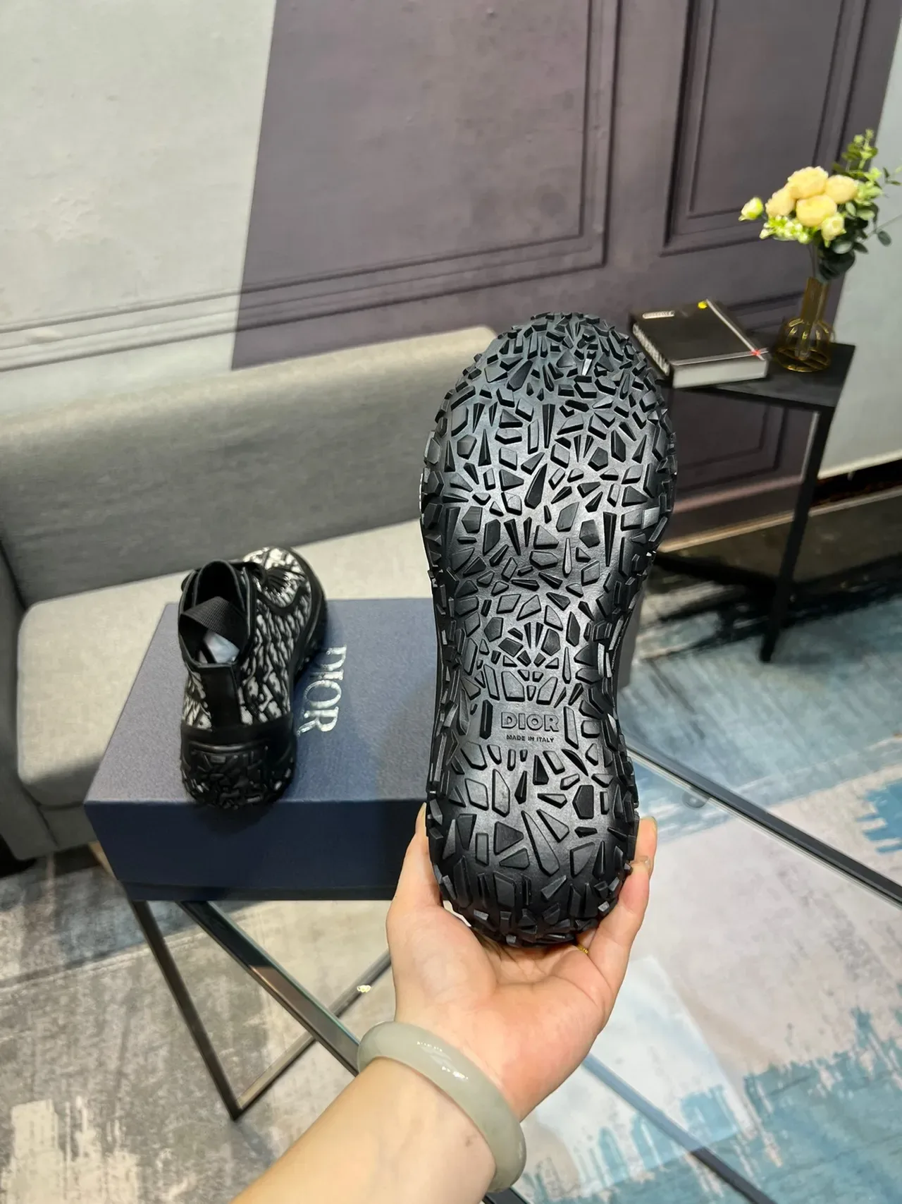 Dior B23 Monogram Sneakers Lifestyle Hautes 8