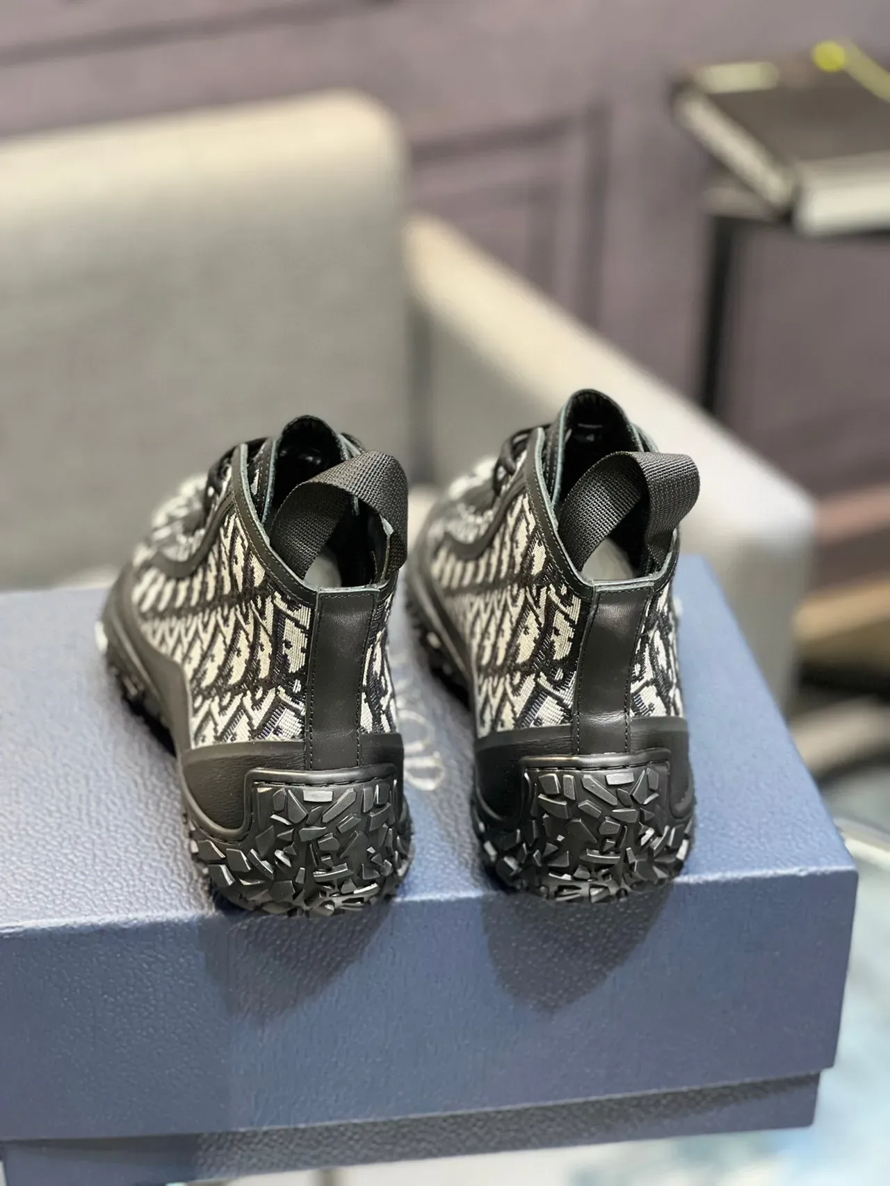 Dior B23 Monogram Sneakers Lifestyle Hautes 9