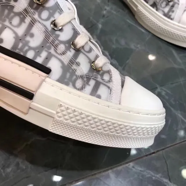 Dior B23 Transparent Monogram High-Top Lifestyle Sneakers 5