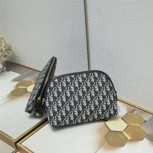 Dior Black Beige Oblique Monogram Canvas Rounded Rectangular Silhouette Tote Bag 8