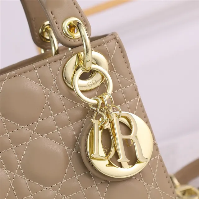 Dior Lady Black Silver Quilted Cannage Top-Handle Handbag 16