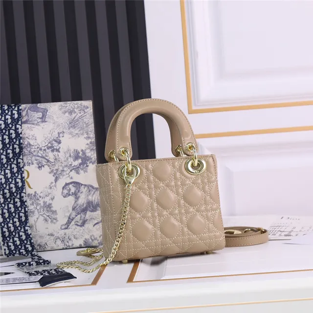 Dior Lady Black Silver Quilted Cannage Top-Handle Handbag 17
