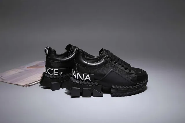 Dolce & Gabbana NS1 Semelle noire Talon bloc Sneakers chunky 2