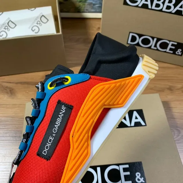 Dolce & Gabbana Multicolor Mixed-Material Fashion Sneaker 3