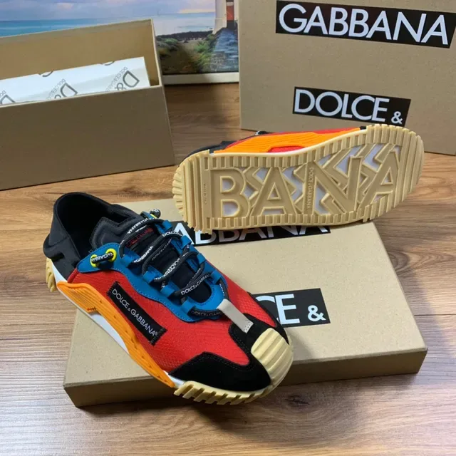 Dolce & Gabbana Multicolor Mixed-Material Fashion Sneaker 7