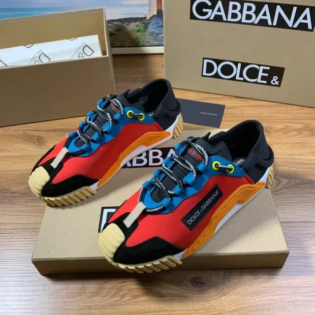 Dolce & Gabbana Multicolor Mixed-Material Fashion Sneaker 8
