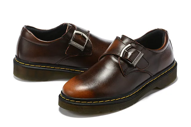 Dr. Martens 1461 Monk Black Leather Single-Strap Monk Shoe 2
