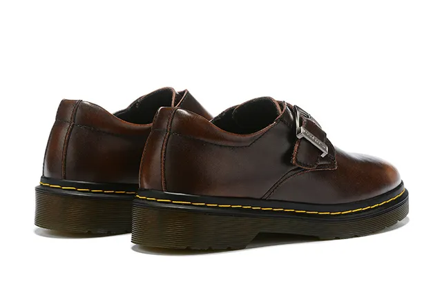 Dr. Martens 1461 Monk Black Leather Single-Strap Monk Shoe 3