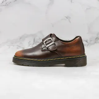 Dr. Martens 1461 Monk Brown Leather Single-Strap Monk Shoe