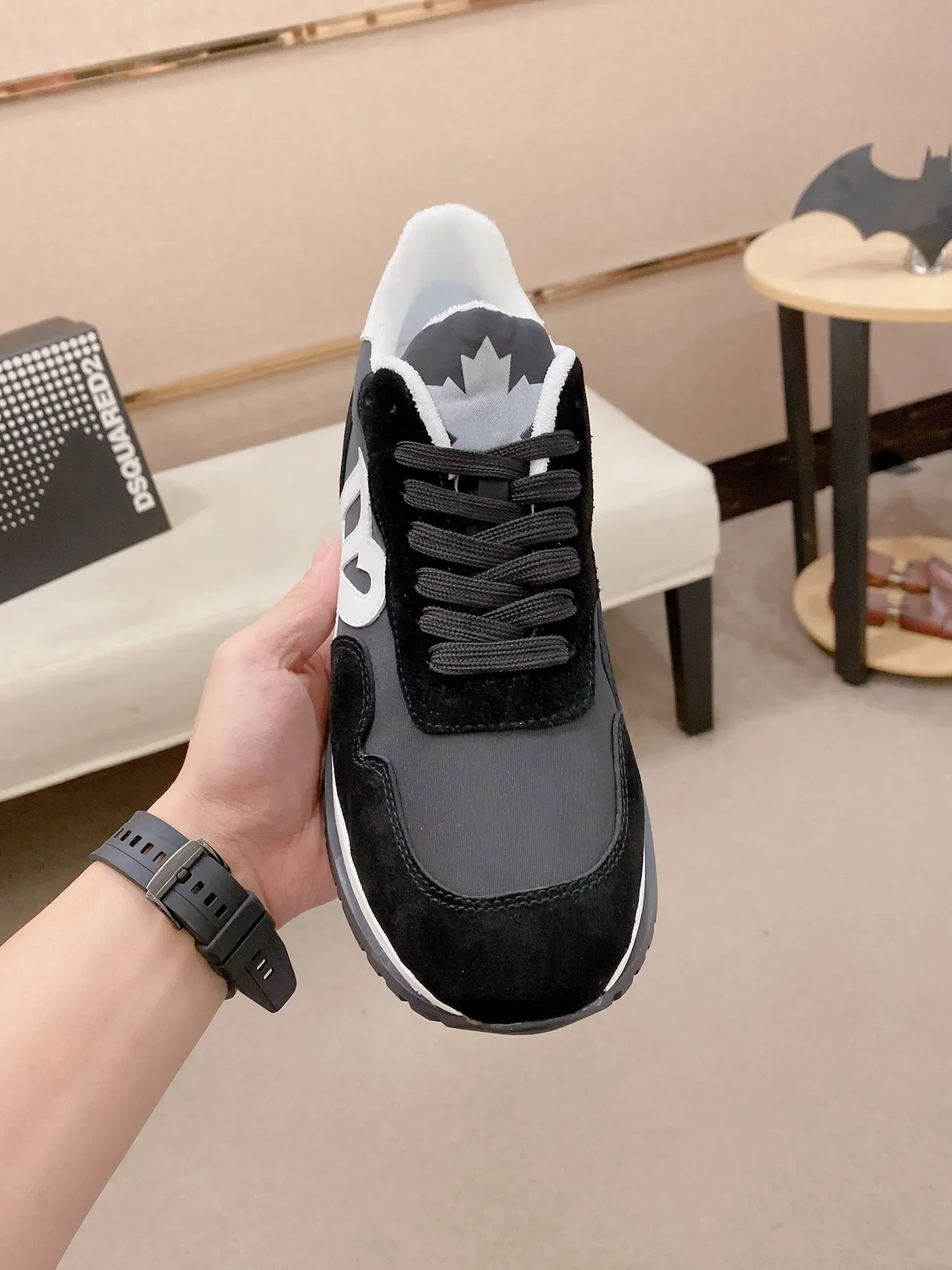 Dsquared2 ICON Black and Gray Lifestyle Sneakers 2