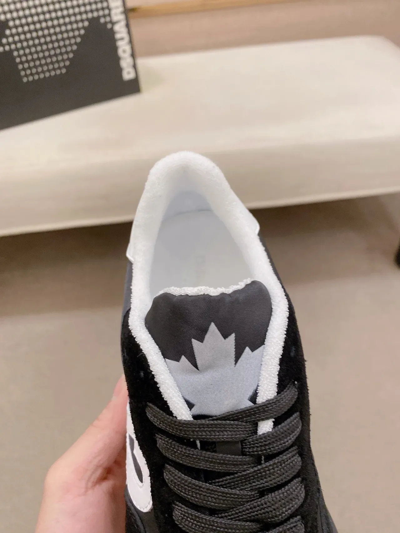 Dsquared2 ICON Black and Gray Lifestyle Sneakers 6