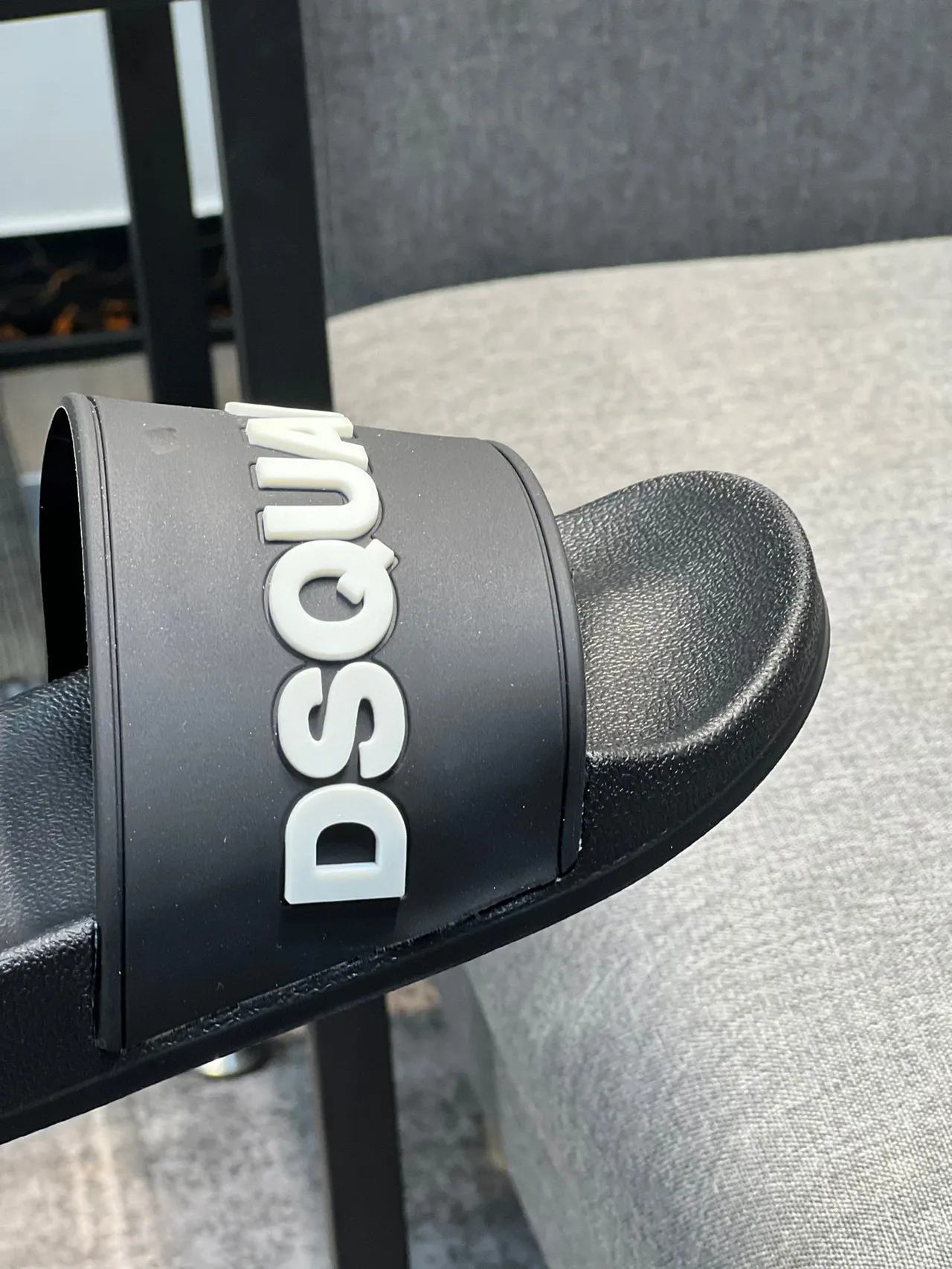 Dsquared2 ICON Black Slide Slipper 3