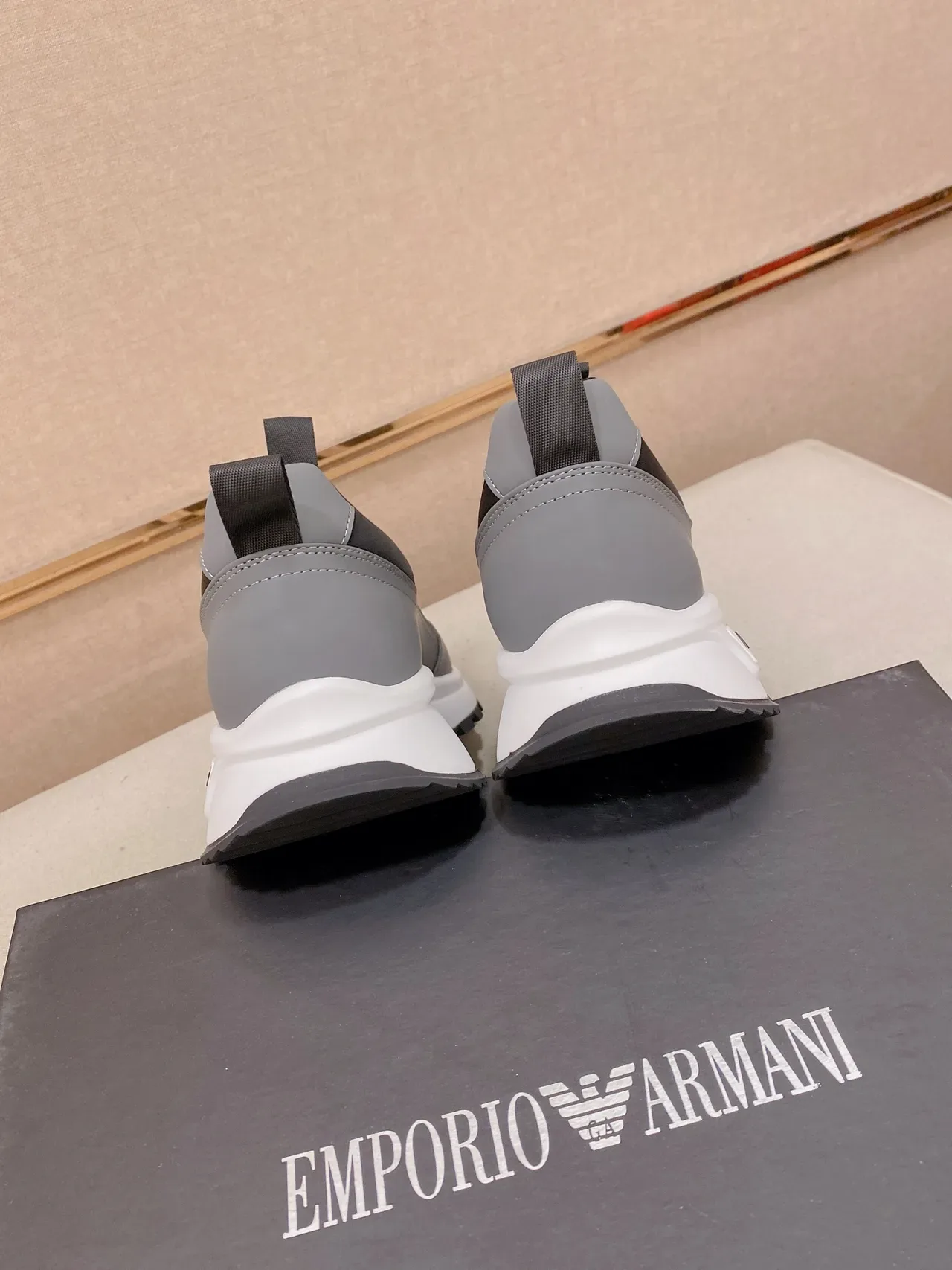 Emporio Armani A|X Tênis lifestyle Slip-On com ajuste de meias 3