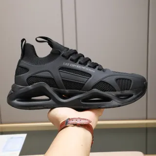 Emporio Armani EA7 Sneaker Noir Monocrome Sculpté Jaula