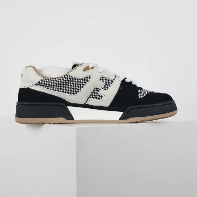 Fendi First pata de galo e camurça lifestyle sneakers 7