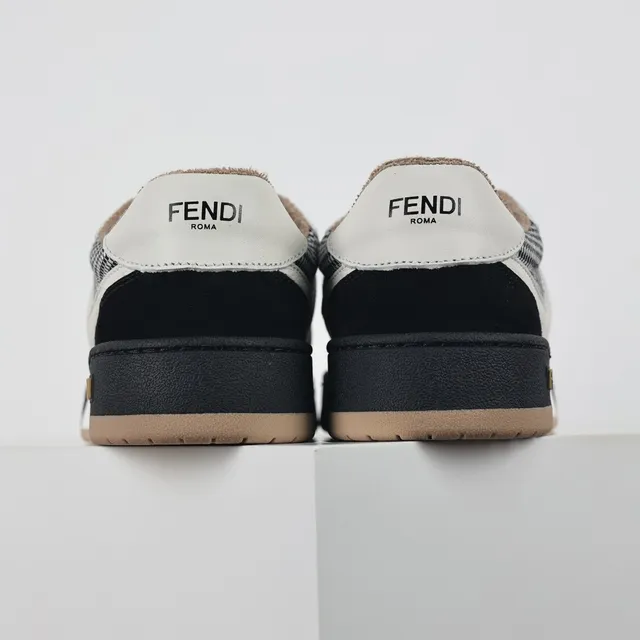 Fendi First pata de galo e camurça lifestyle sneakers 8