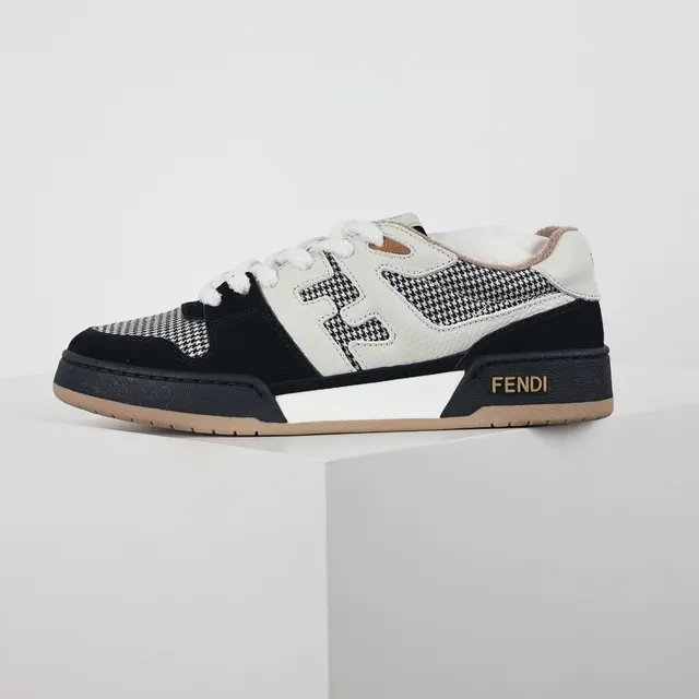 Fendi First pata de galo e camurça lifestyle sneakers 9
