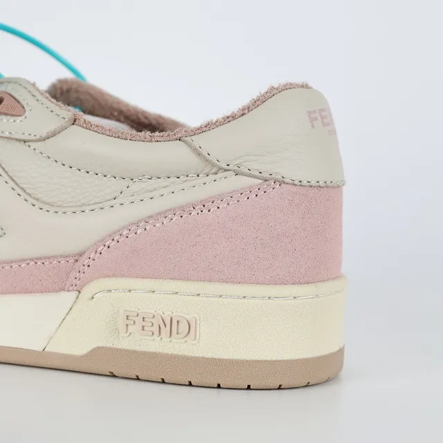 Fendi First Low-Top Suede and Leather Sneaker 4