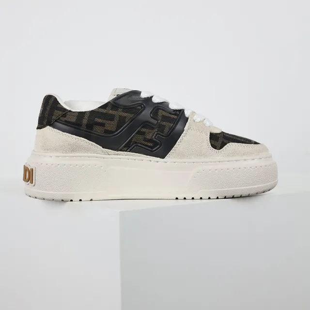 Fendi First Monogram Print Off-White zapatillas lifestyle 7