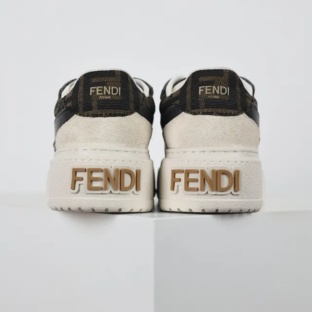 Fendi First Monogram Print Off-White zapatillas lifestyle 8
