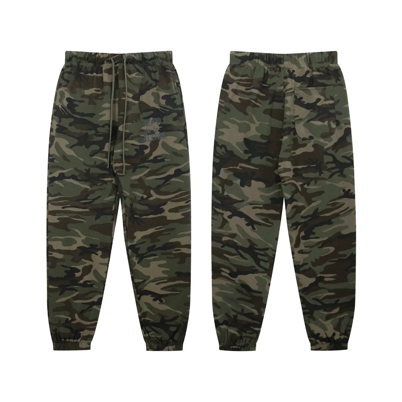 Gallery Dept Camo Oversized Hoodie and Jogger Tracksuit 12