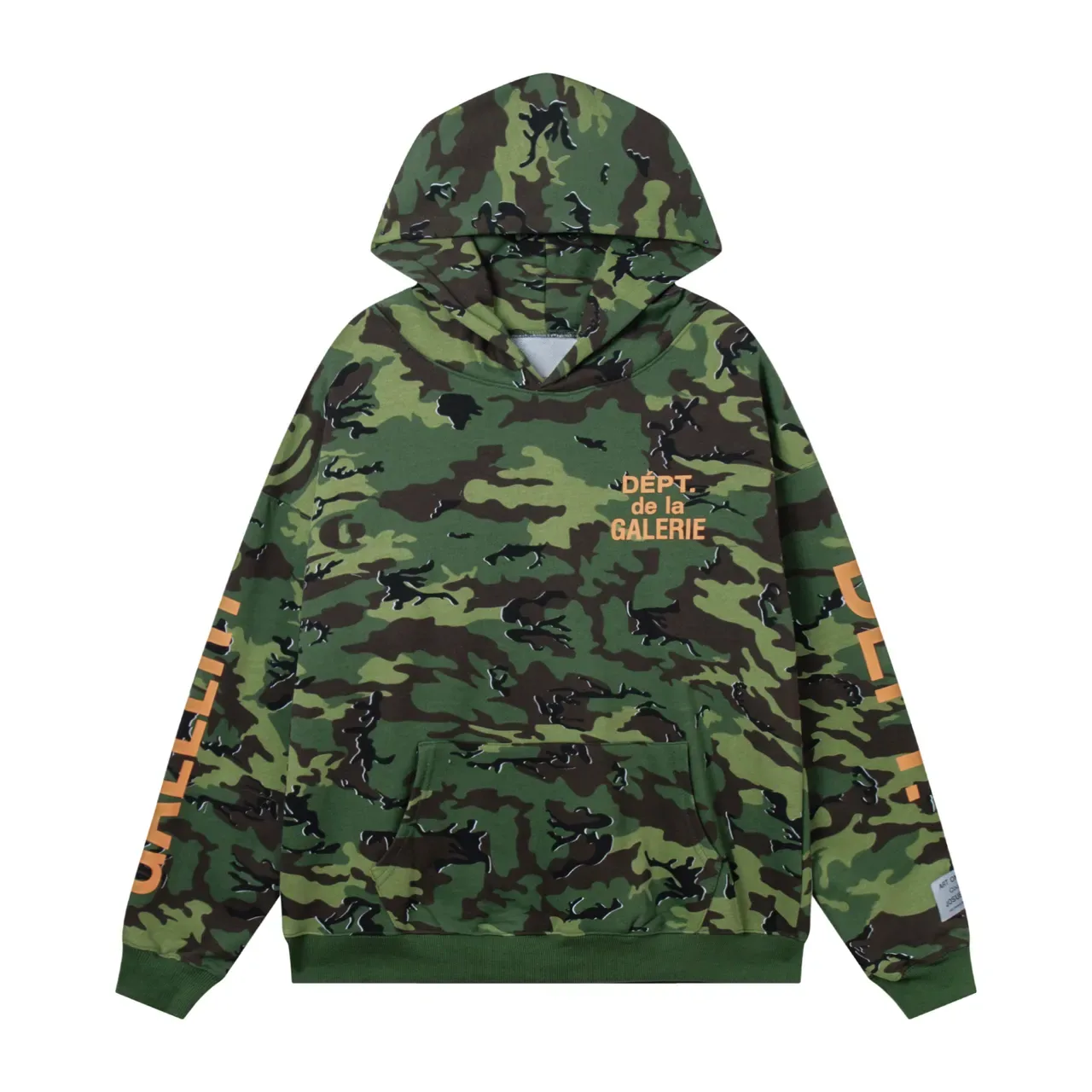 Gallery Dept DÉPT. de la GALERIE Army Green Orange Camouflage Print Oversized Fit Tracksuit 5