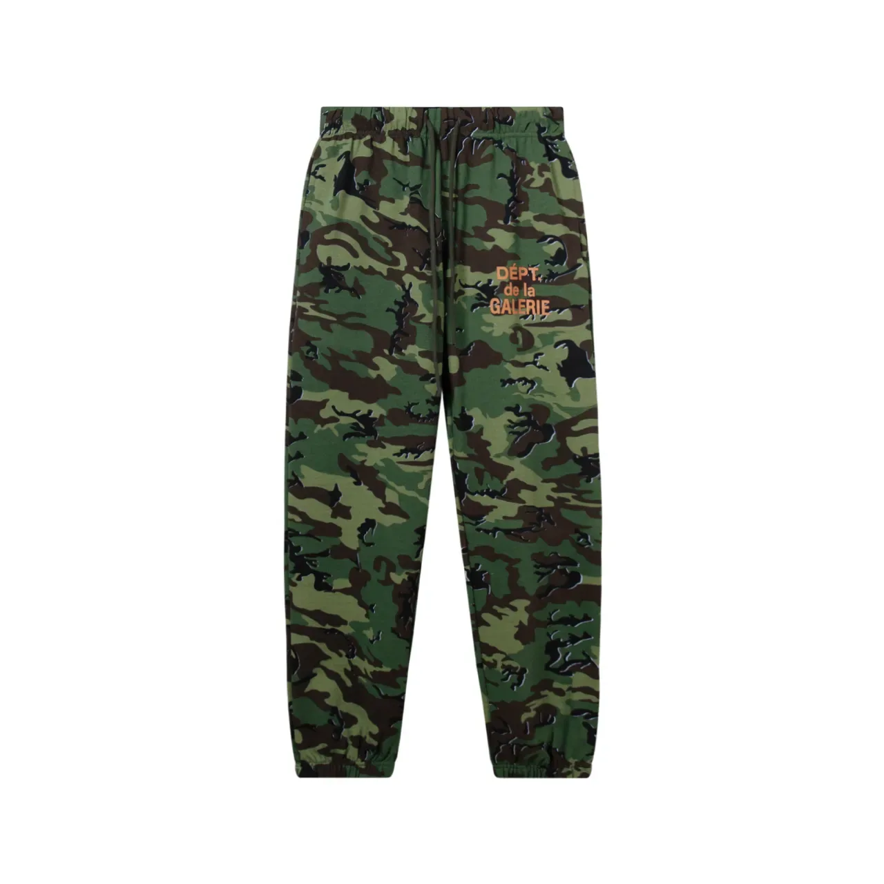 Gallery Dept DÉPT. de la GALERIE Army Green Orange Camouflage Print Oversized Fit Tracksuit 8
