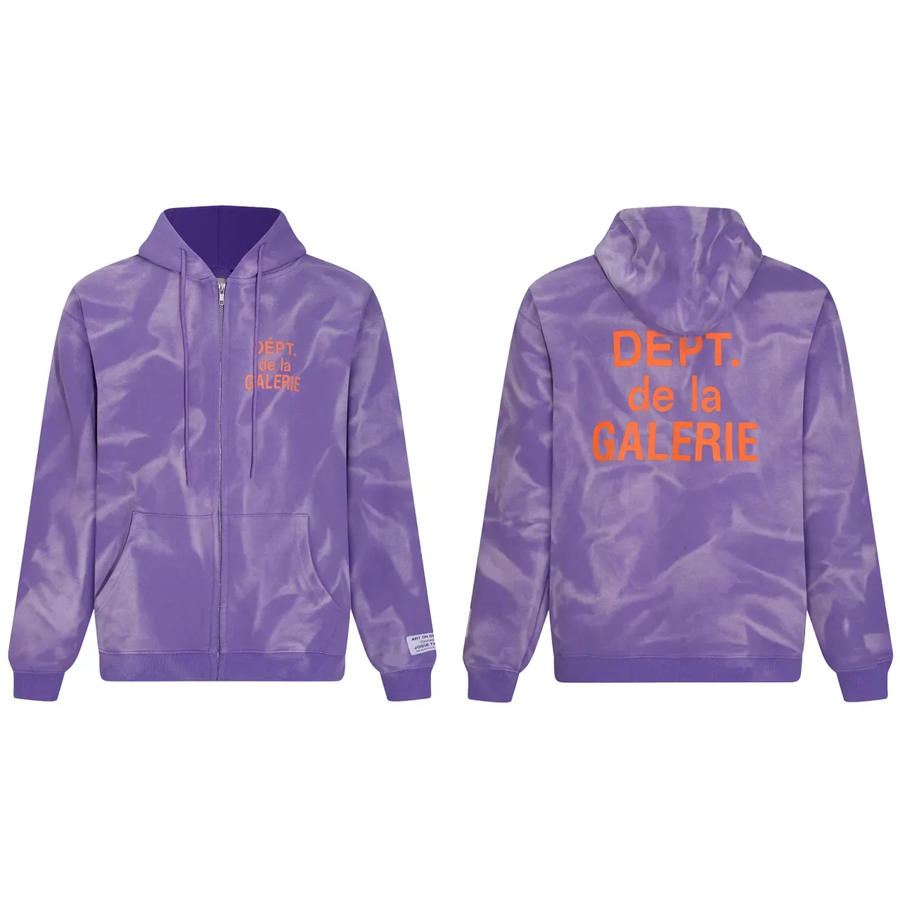 Gallery Dept DEPT. de la GALERIE Tie-Dye Full-Zip Hooded Jacket 3