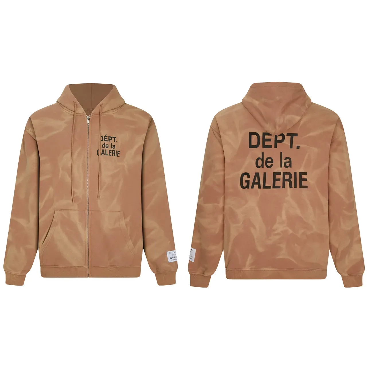 Gallery Dept DEPT. de la GALERIE Tie-Dye Full-Zip Hooded Jacket 4