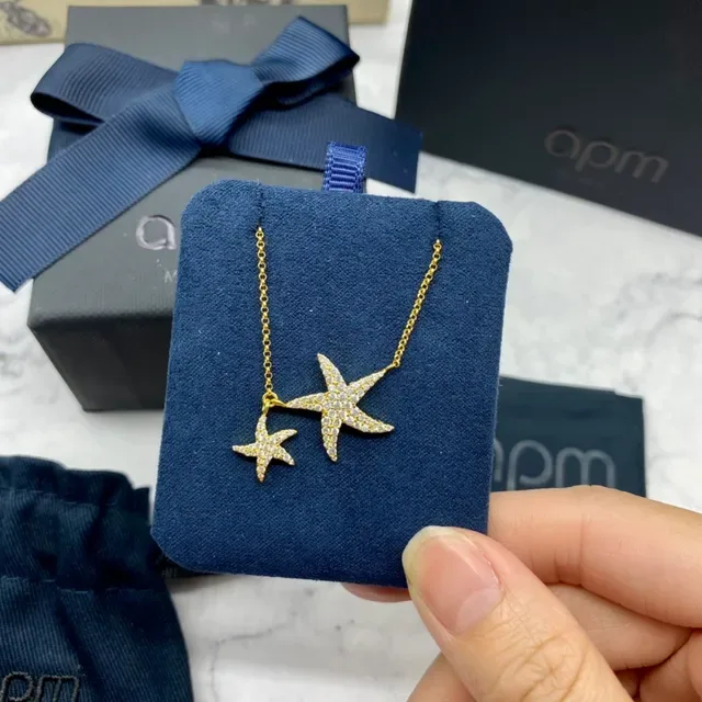 apm Monaco Starfish Pavé Double Star Charm Bracelet 5