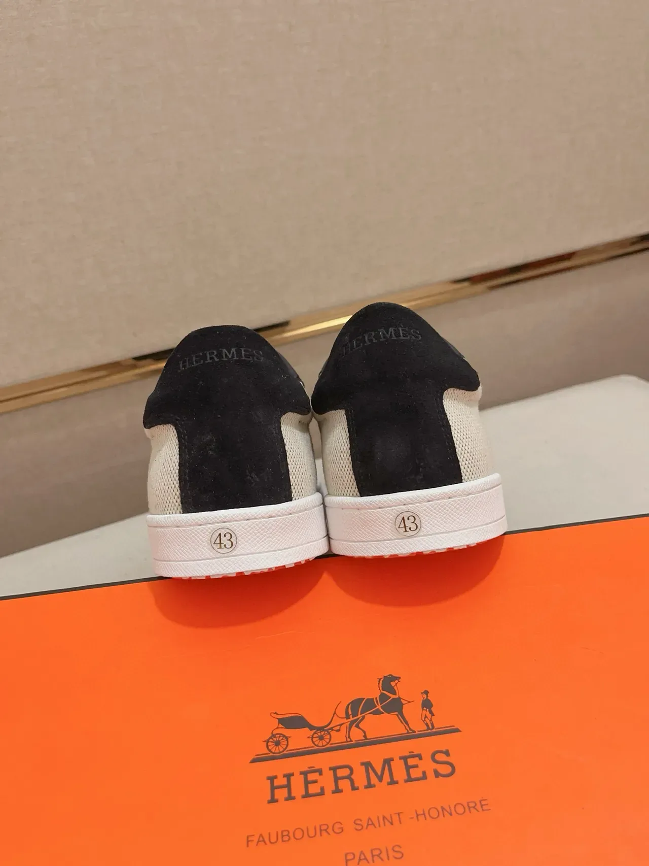 Black and Beige Suede Mesh Low-Top Lifestyle Sneaker 3