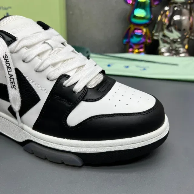 Black and White Layered Overlay Lifestyle Sneakers 6