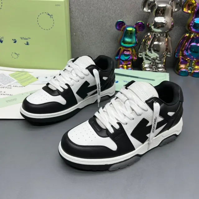 Black and White Layered Overlay Lifestyle Sneakers 8