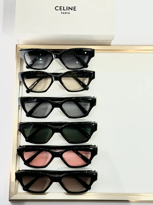 Black Cat-Eye Gradient Brown Lens Sunglasses 9
