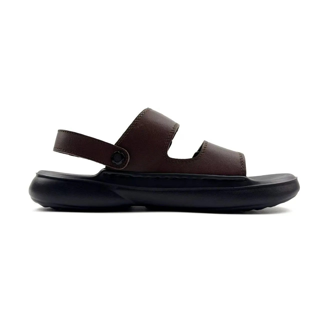 Black Dual-Strap Adjustable Casual Sandal 4