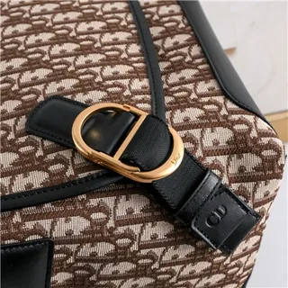Black Embossed Pattern Messenger Bag 13