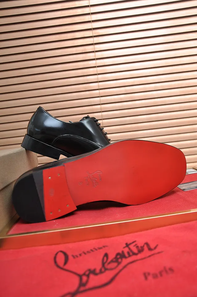 Black Glossy Cap Toe Oxford Shoe 2