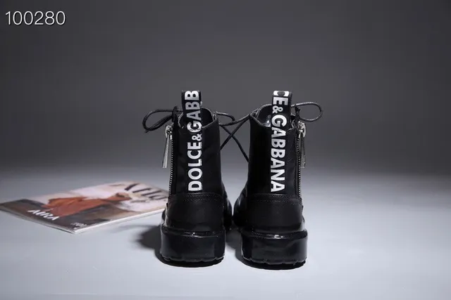 Black Glossy Patent Toe Cap Matte Textured Upper Ankle Boots 5