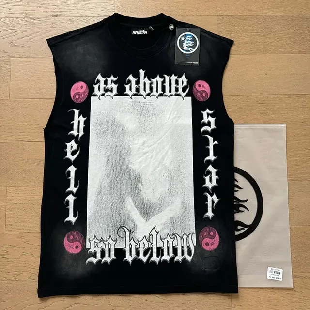 Black Graphic-Print Sleeveless Vest Top 3