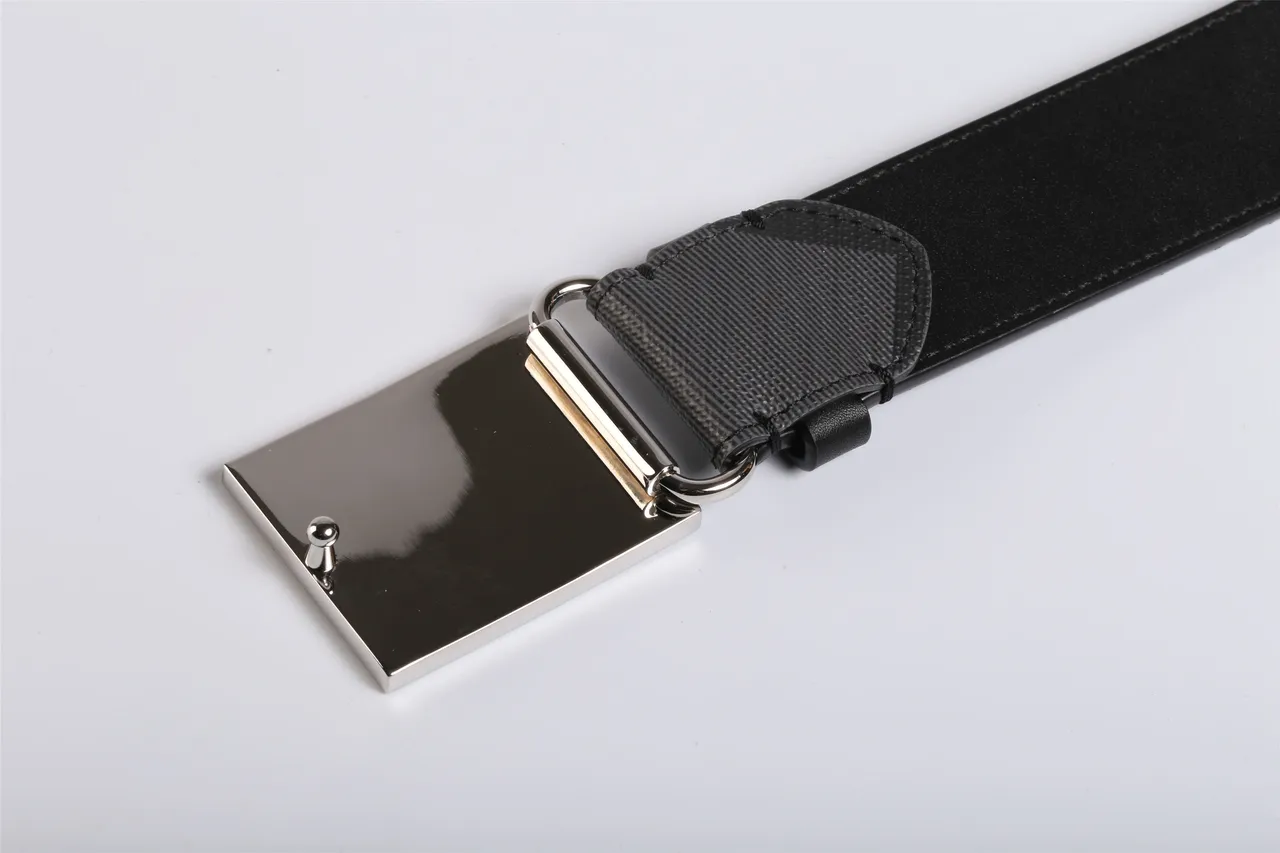 Black Gray Ornate Engraved Buckle Diagonal Stripe Pattern Leather Belt 2