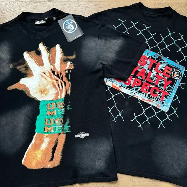 Black Oversized Double-Sided Graphic Print T-Shirt 7
