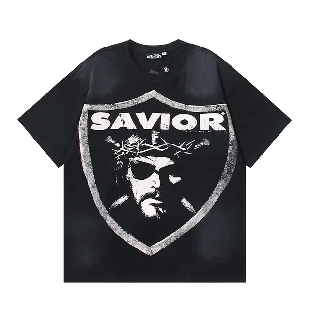 Black Oversized Graphic Print T-Shirt 2