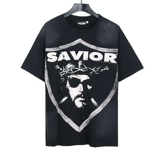 Black Oversized Graphic Print T-Shirt 5