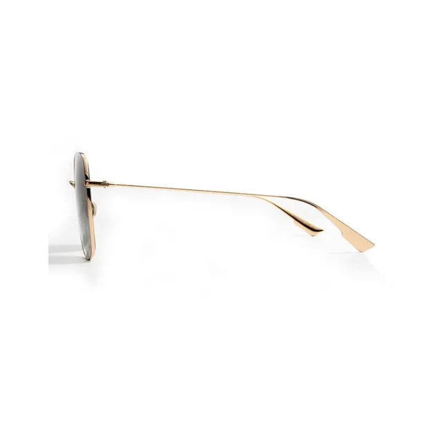 Black Square-Frame Metal-Accent Sunglasses 2