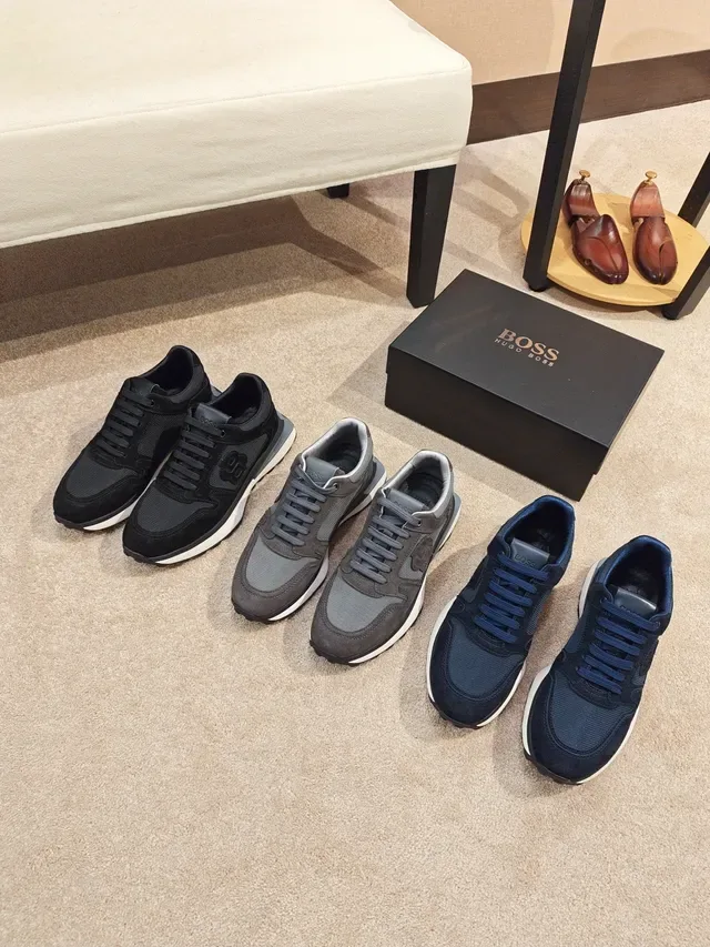 Black Suede and Mesh Low-Top Lifestyle Sneaker 2