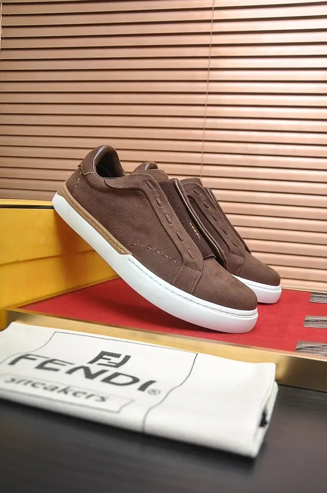 Brown Suede Slip-On Cupsole Sneaker 3