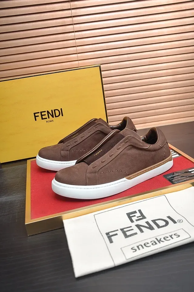 Brown Suede Slip-On Cupsole Sneaker 4